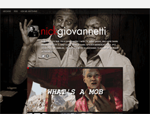 Tablet Screenshot of nickgiovannetti.com